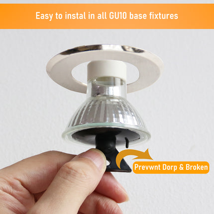 GU10 Halogen Light Bulbs 35W 50W 120V, MR16 GU10+C Light Bulb 6Pcs, 2800K Warm White Dimmable 35 Watt GU10 Halogen Bulbs 2 Pin Replacement for Candle Warmer Lamp,Track Light Bulbs,Hood Light Bulbs
